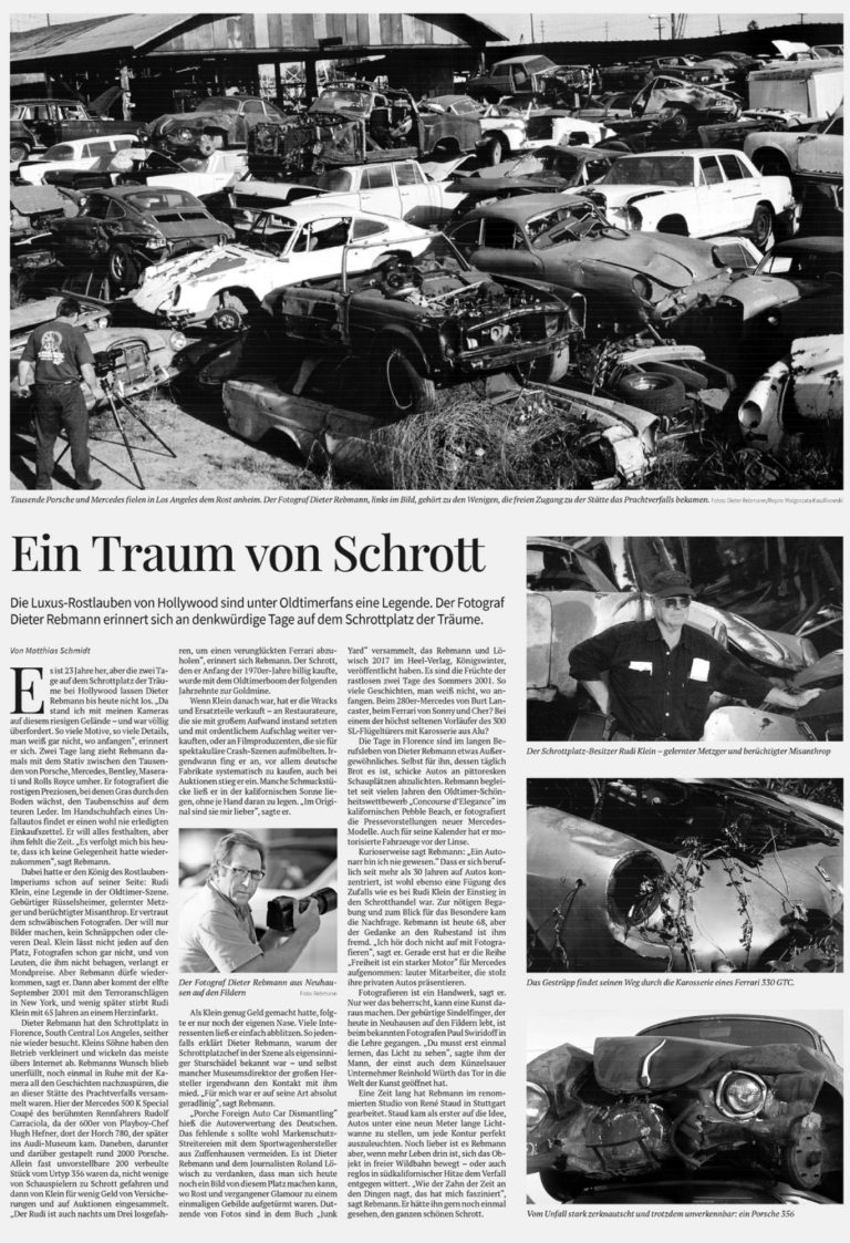 ein Traum vo Schrott Artikel in der Stuttgarter Zeitung