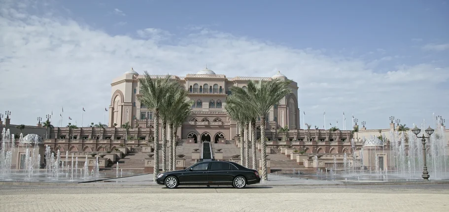 Maybach 57s in Abu Dhabi Maybach 57s im Winter