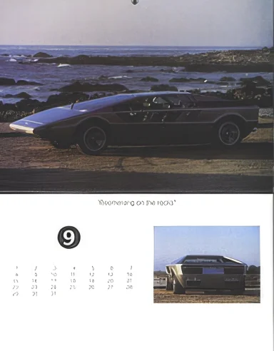 Maserati Boomerang auf der 17-Mile Drive an der kalifornischen Pazifikküste.