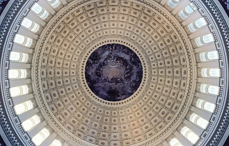 Kuppelinnenraum des US Capitol in Washington, D.C.