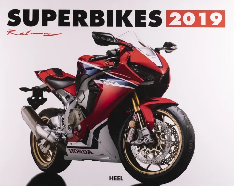 Titelblatt des Superbikes Kalenders 2019 mit einer Honda CBR1000RR Fireblade SP in Tricolor-Lackierung.