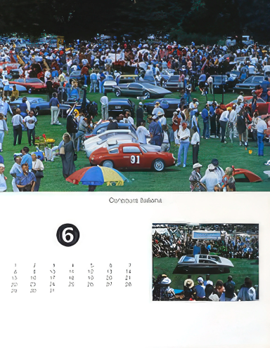 Maserati Boomerang beim Pebble Beach Concours d'Elegance, Kalenderblatt Juni